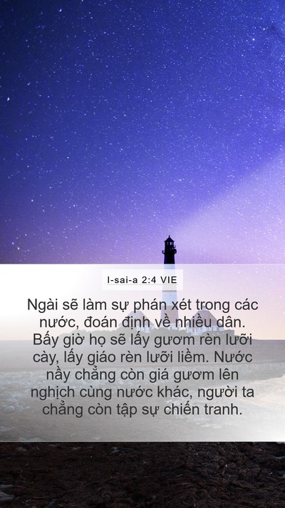I-sai-a 2:4 VIE Bible Verse Image