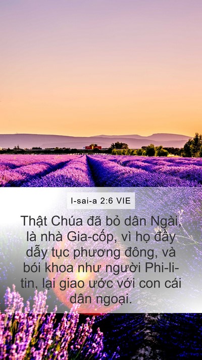I-sai-a 2:6 VIE Bible Verse Image