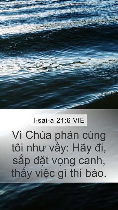I-sai-a 21:6 VIE Bible Verse Image