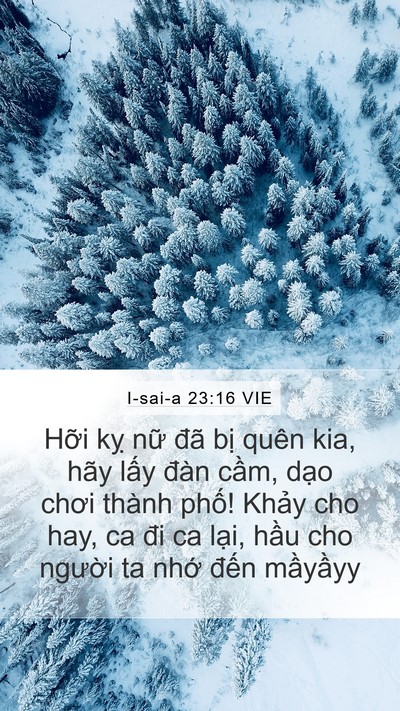 I-sai-a 23:16 VIE Bible Verse Image