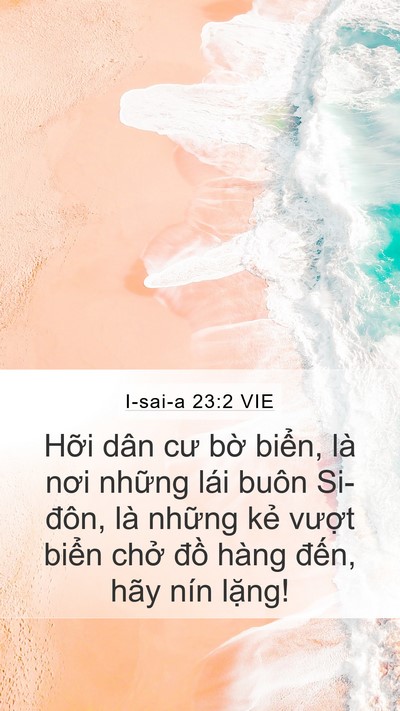 I-sai-a 23:2 VIE Bible Verse Image