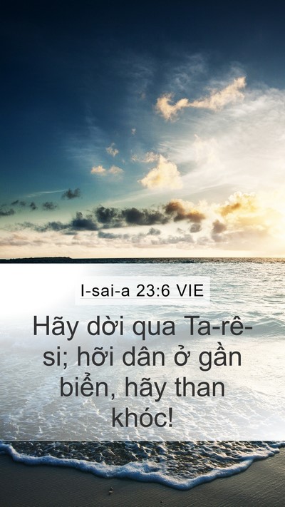 I-sai-a 23:6 VIE Bible Verse Image