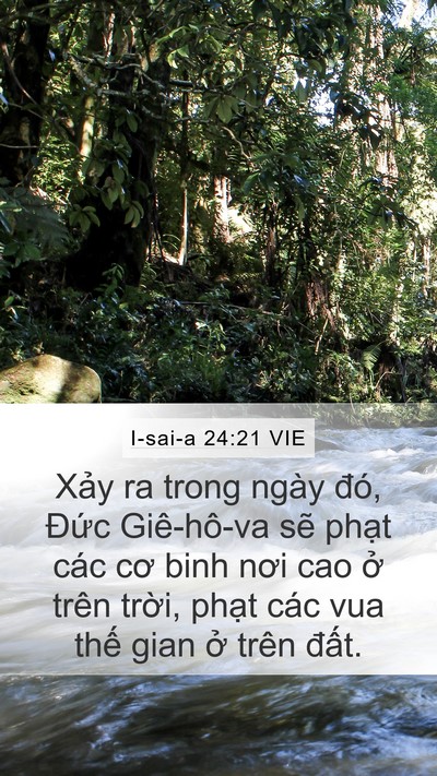 I-sai-a 24:21 VIE Bible Verse Image