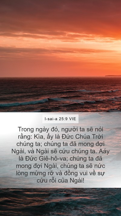 I-sai-a 25:9 VIE Bible Verse Image