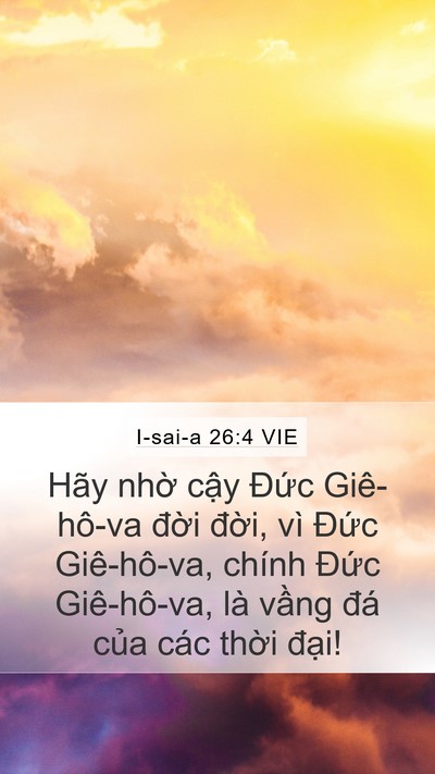 I-sai-a 26:4 VIE Bible Verse Image