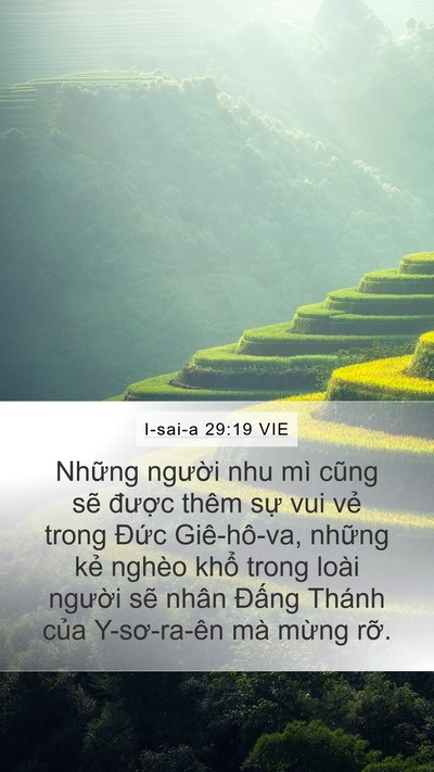 I-sai-a 29:19 VIE Bible Verse Image