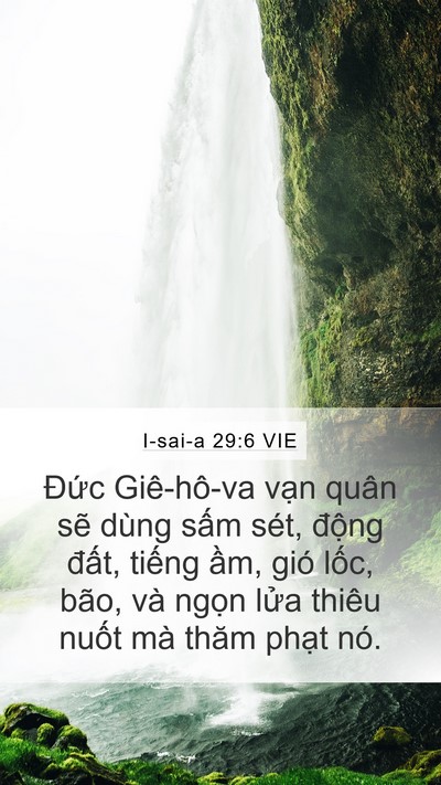 I-sai-a 29:6 VIE Bible Verse Image