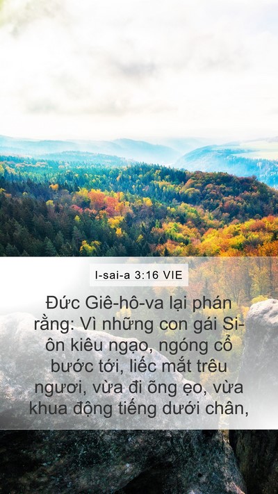 I-sai-a 3:16 VIE Bible Verse Image