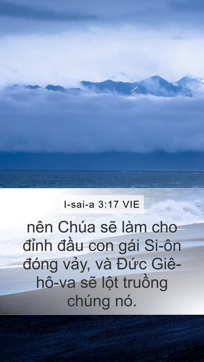 I-sai-a 3:17 VIE Bible Verse Image