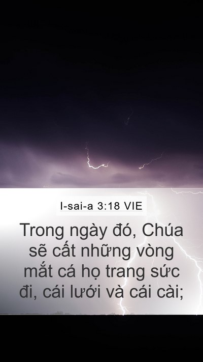 I-sai-a 3:18 VIE Bible Verse Image