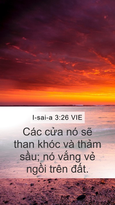 I-sai-a 3:26 VIE Bible Verse Image