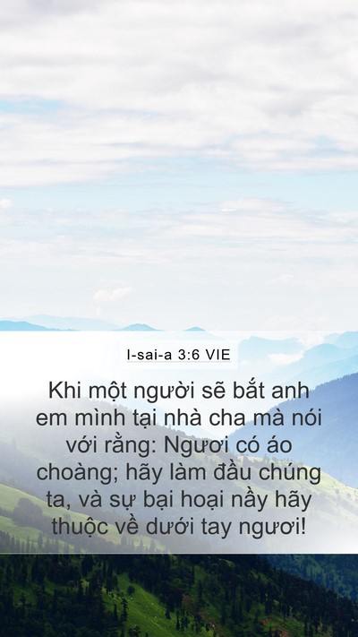 I-sai-a 3:6 VIE Bible Verse Image
