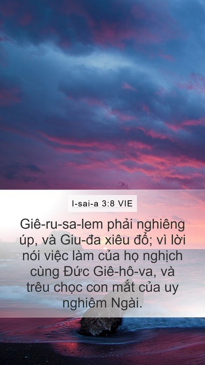I-sai-a 3:8 VIE Bible Verse Image