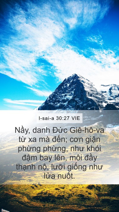I-sai-a 30:27 VIE Bible Verse Image