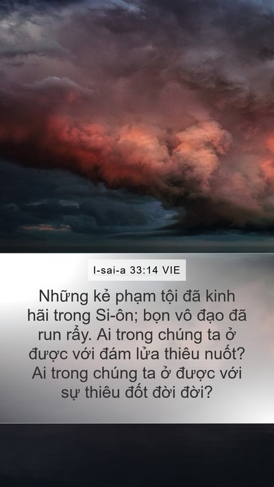 I-sai-a 33:14 VIE Bible Verse Image