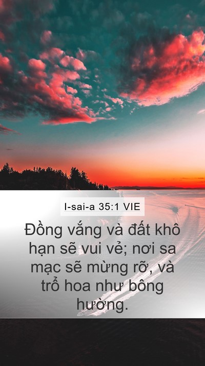I-sai-a 35:1 VIE Bible Verse Image