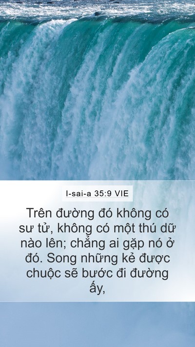 I-sai-a 35:9 VIE Bible Verse Image