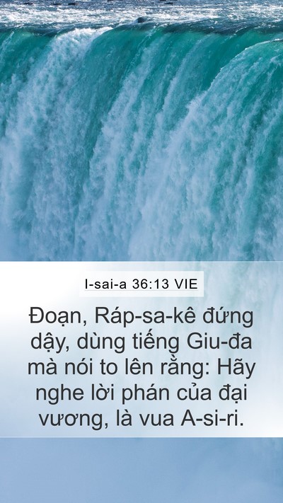 I-sai-a 36:13 VIE Bible Verse Image