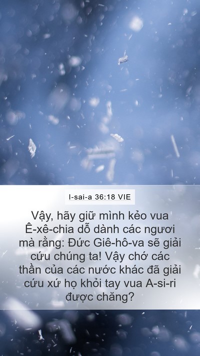 I-sai-a 36:18 VIE Bible Verse Image