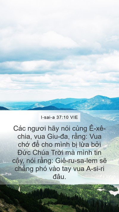 I-sai-a 37:10 VIE Bible Verse Image