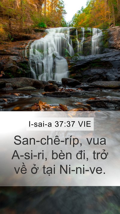 I-sai-a 37:37 VIE Bible Verse Image