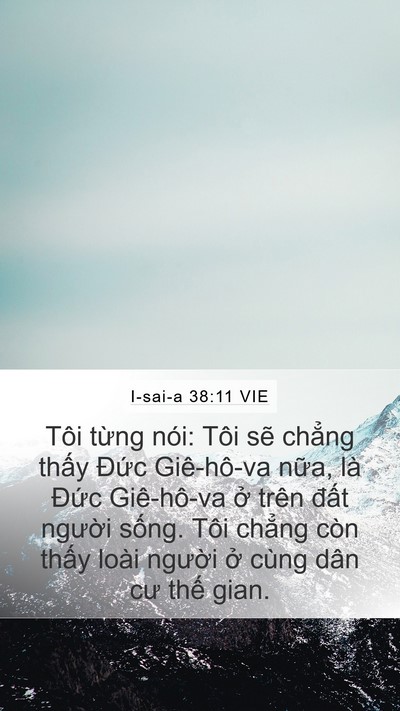 I-sai-a 38:11 VIE Bible Verse Image
