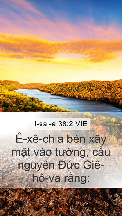 I-sai-a 38:2 VIE Bible Verse Image