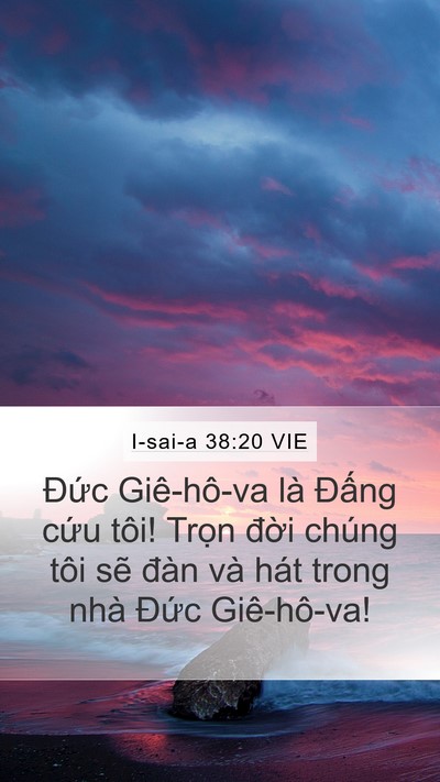I-sai-a 38:20 VIE Bible Verse Image