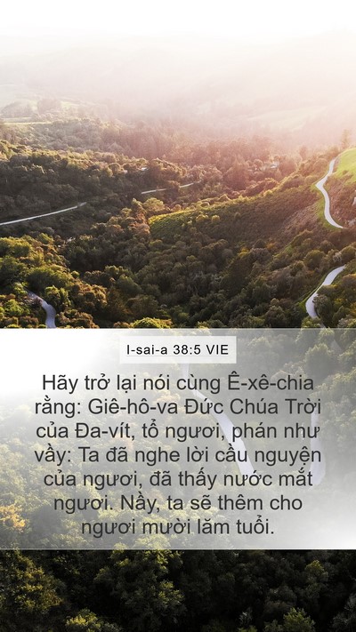 I-sai-a 38:5 VIE Bible Verse Image
