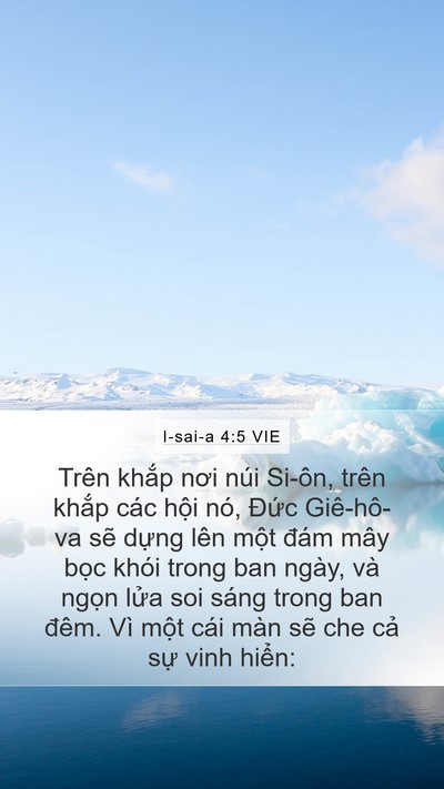I-sai-a 4:5 VIE Bible Verse Image