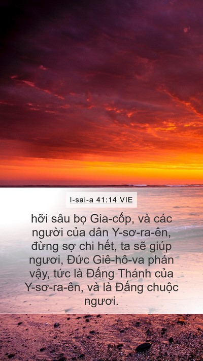I-sai-a 41:14 VIE Bible Verse Image