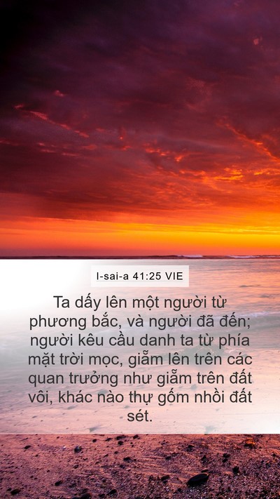 I-sai-a 41:25 VIE Bible Verse Image
