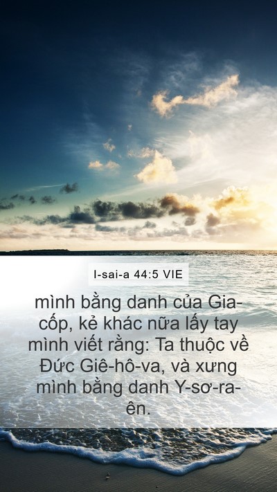 I-sai-a 44:5 VIE Bible Verse Image