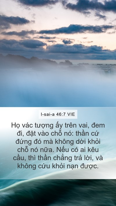 I-sai-a 46:7 VIE Bible Verse Image