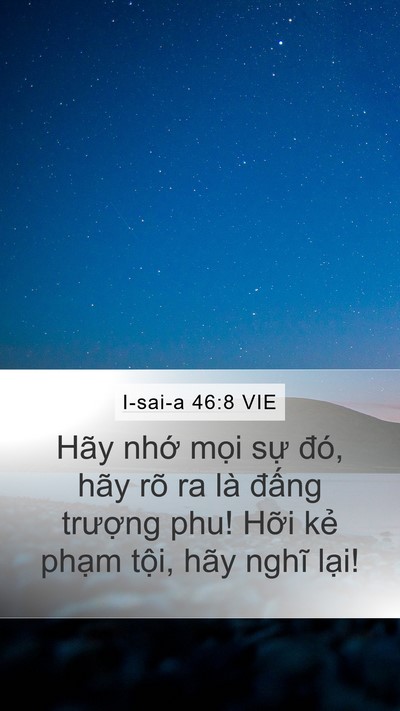 I-sai-a 46:8 VIE Bible Verse Image