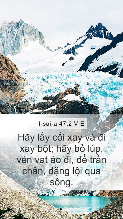 I-sai-a 47:2 VIE Bible Verse Image