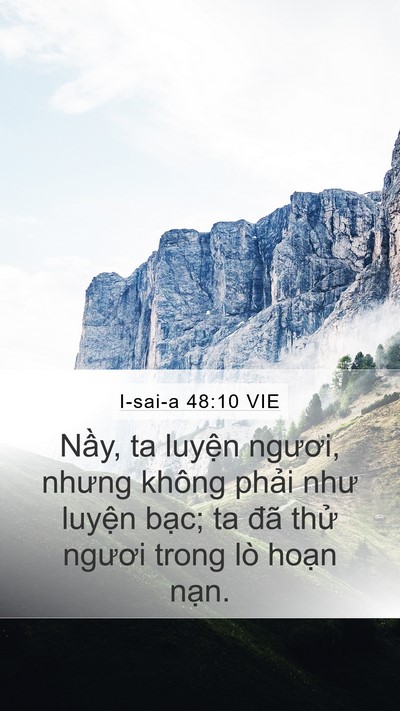 I-sai-a 48:10 VIE Bible Verse Image