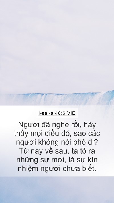 I-sai-a 48:6 VIE Bible Verse Image
