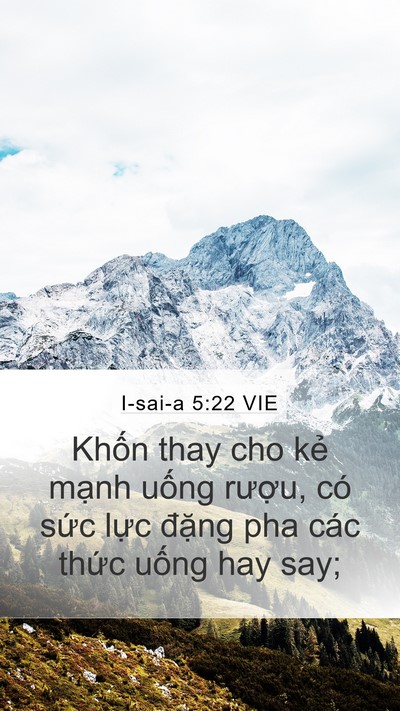 I-sai-a 5:22 VIE Bible Verse Image