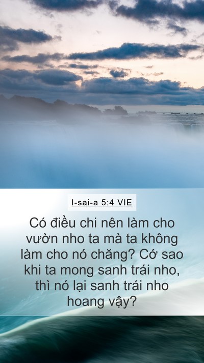 I-sai-a 5:4 VIE Bible Verse Image