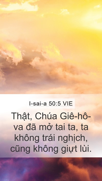 I-sai-a 50:5 VIE Bible Verse Image
