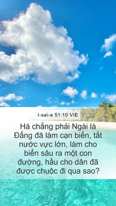 I-sai-a 51:10 VIE Bible Verse Image