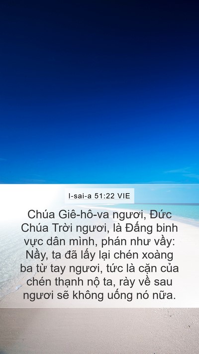 I-sai-a 51:22 VIE Bible Verse Image