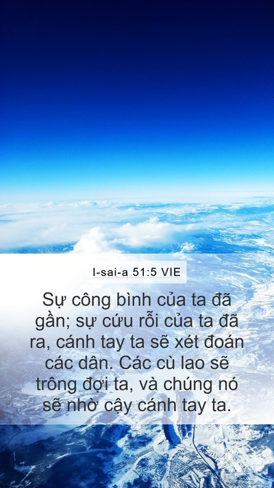 I-sai-a 51:5 VIE Bible Verse Image