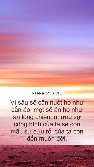 I-sai-a 51:8 VIE Bible Verse Image