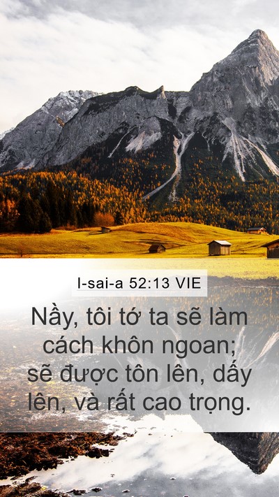 I-sai-a 52:13 VIE Bible Verse Image