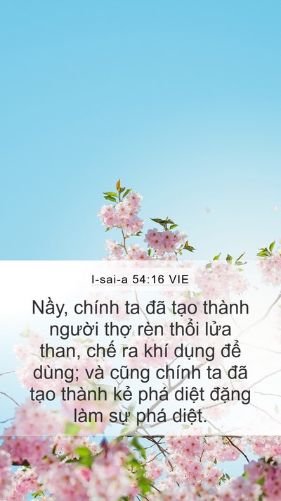 I-sai-a 54:16 VIE Bible Verse Image