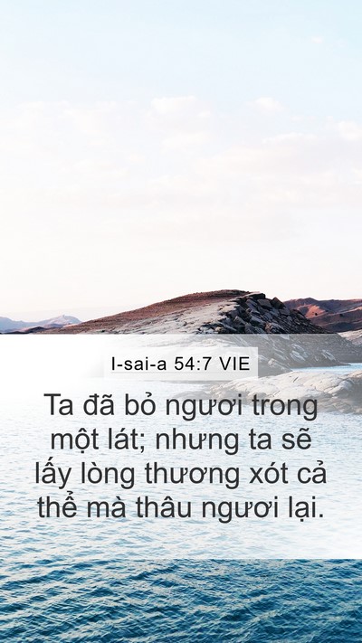 I-sai-a 54:7 VIE Bible Verse Image