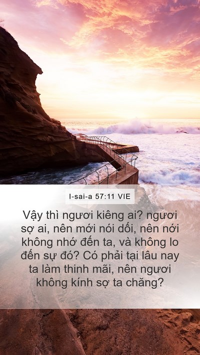 I-sai-a 57:11 VIE Bible Verse Image