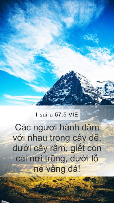 I-sai-a 57:5 VIE Bible Verse Image